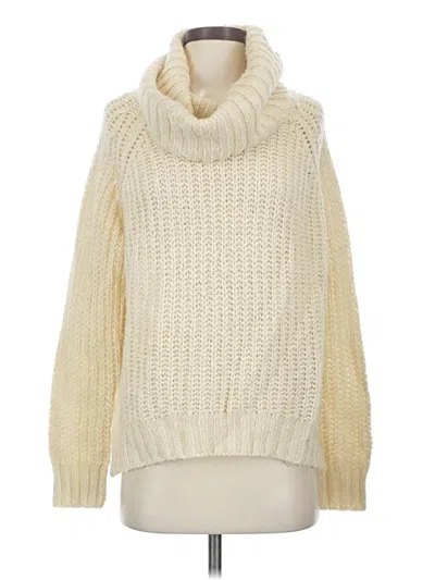 Pre-owned Dreamers Turtleneck Sweater In White