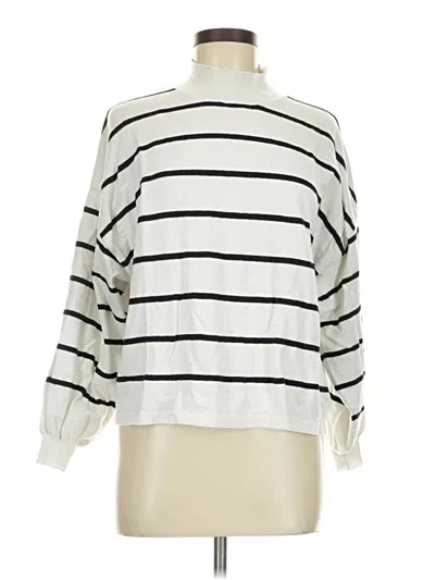 Pre-owned Dreamers Turtleneck Sweater In White