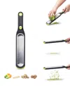 Dreamfarm Ozest Handheld Etched Citrus Zester In Black