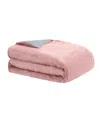 Dreamlab Crystal Reversible Cooling Blanket With Removable Cover, 48" X 72" In Soft Pink
