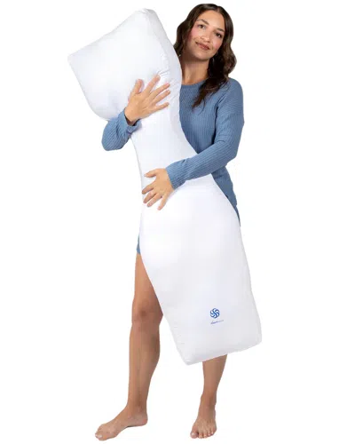Dreamseeker Side Sleeper Body Pillow In White