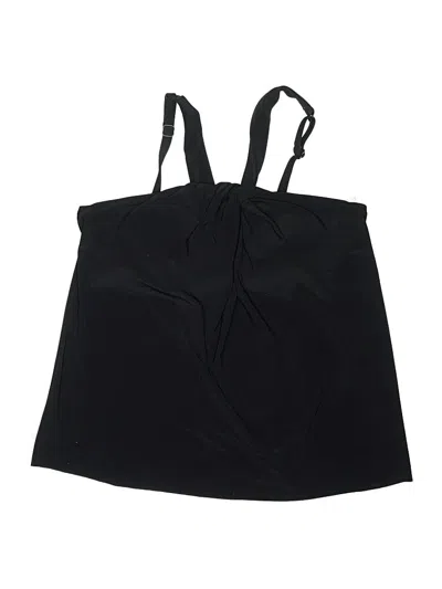 Pre-owned Dreamsuit By Miracle Brands Swimsuit Top Black Swimwear