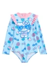 Dreamwave Hello Kitty One-piece Rashguard In Multi