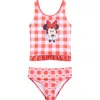 Dreamwave Kids' Minnie Mouse Gingham 2-piece Bikini In Multi