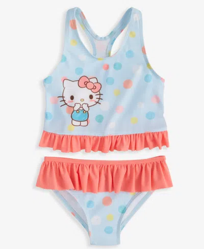 Dreamwave Babies' Toddler Girls Hello Kitty Two-piece Swimsuit In Navy