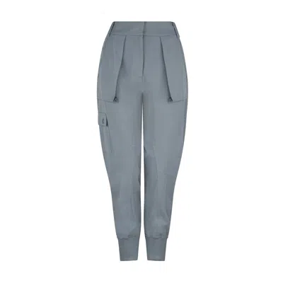 Dref By D Women's Blue Eden Cargo Pant - Faded Denim