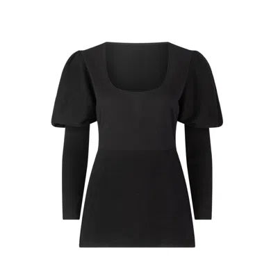 Dref By D Women's Capri Bci Cotton Cashmere Top - Black