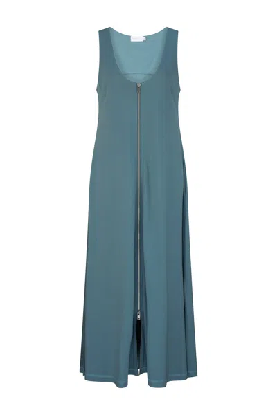 Dref By D Women's Edinburgh Maxi Dress / Vest - Slate Blue