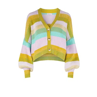 Dref By D Women's Gelato Cardigan - Rainbow In Multi