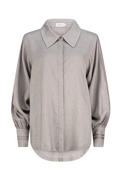 Dref By D Women's Grey Laguna Shirt - Pumice
