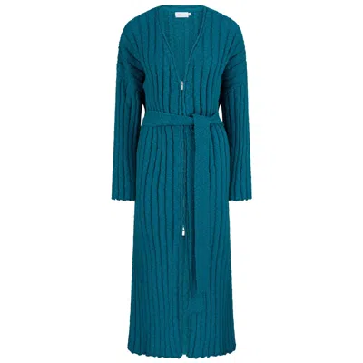 Dref By D Women's Margarita Maxi Cardi - Petrol Blue