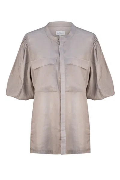 Dref By D Women's Neutrals Santorini Relaxed Shirt - Mushroom In Pink