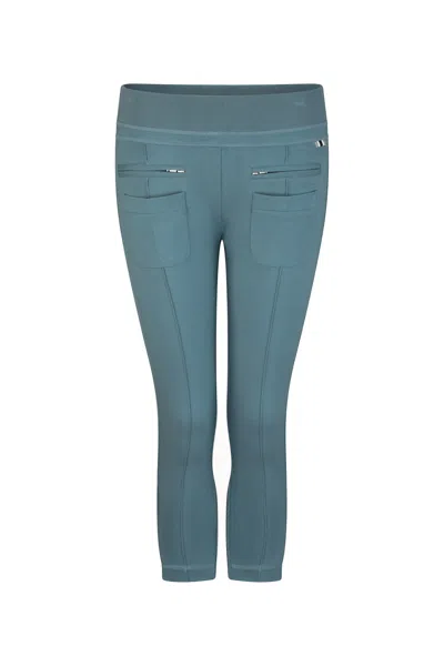 Dref By D Women's New York Crop Legging Pant - Slate Blue
