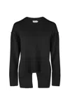 Dref By D Women's Pluto Fitted Sweater - Black In Black