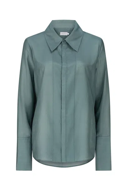 Dref By D Women's Serene Shirt - Gunmetal Blue