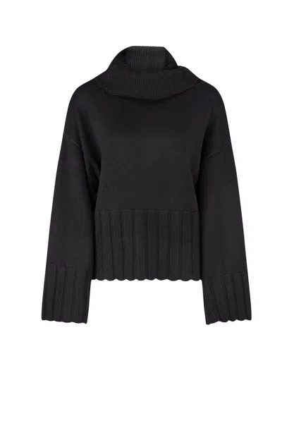 Dref By D Women's Venus Rollneck Jumper - Black