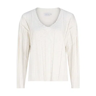 Dref By D Women's White Dare Jumper - Ice Cream