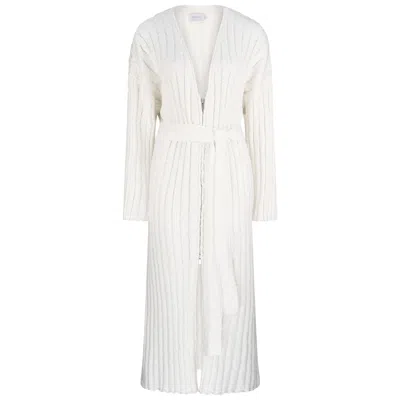 Dref By D Women's White Margarita Maxi Cardi - Ivory