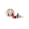 Dreg Eno Chip Box - Nativity With Animals - 1.75"h X 3.25"w X 3.25"
