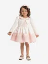 Dress & Fleur Baby Girls Dress With Bolero And Headband In Pink