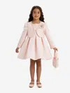 Dress & Fleur Girls Dress With Bolero And Matching Bag In Pink