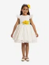 Dress & Fleur Girls Dress With Headband In Multi