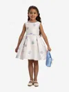 Dress & Fleur Girls Party Dress With Bag In White