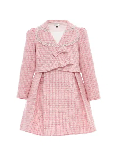 Dress & Fleur Kids' Pleated Skirt In Pink