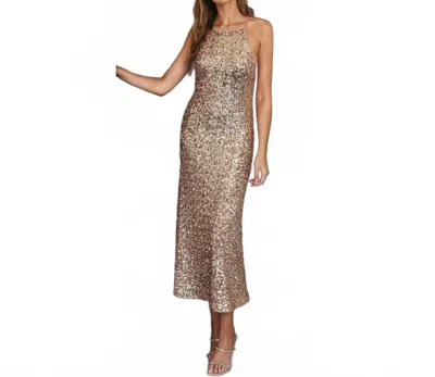 Dress Forum Abby Sequin Dress In Gold