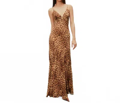 Dress Forum Amur Maxi Dress In Leopard In Brown