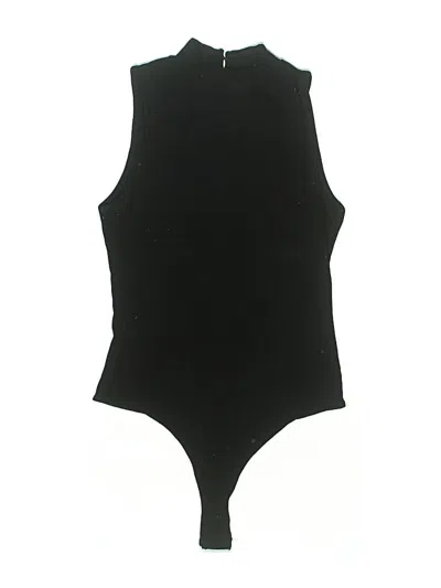 Pre-owned Dress Forum Bodysuit In Black