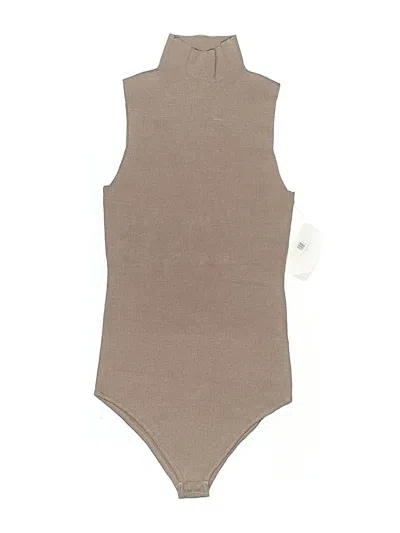 Pre-owned Dress Forum Bodysuit In Brown