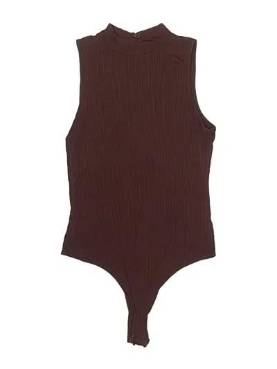 Pre-owned Dress Forum Bodysuit In Brown