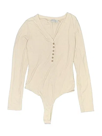 Pre-owned Dress Forum Bodysuit In Ivory