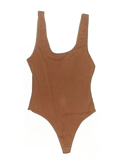 Pre-owned Dress Forum Bodysuit In Orange
