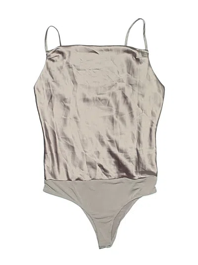 Dress Forum Bodysuit In Silver