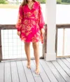 Dress Forum Camellia Dress In Rose In Multi