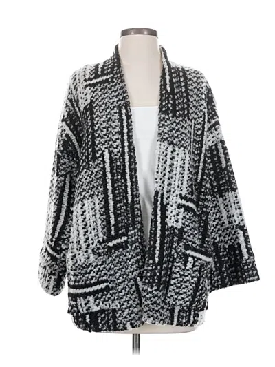 Pre-owned Dress Forum Cardigan Sweater In Gray
