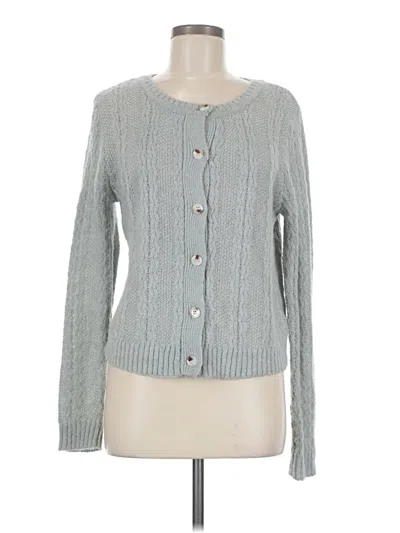 Pre-owned Dress Forum Cardigan Sweater In Gray