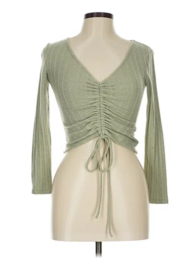 Pre-owned Dress Forum Cardigan Sweater In Green