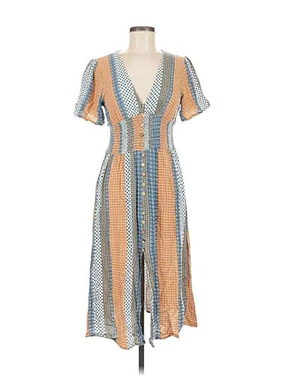 Pre-owned Dress Forum Casual Dress In Brown