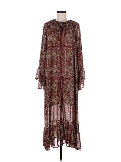 Pre-owned Dress Forum Casual Dress In Brown