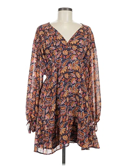 Pre-owned Dress Forum Casual Dress In Brown