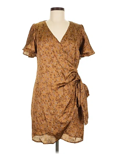 Pre-owned Dress Forum Casual Dress In Brown