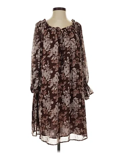 Pre-owned Dress Forum Casual Dress In Brown