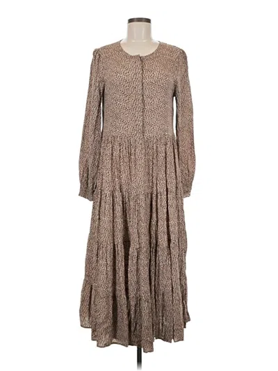 Pre-owned Dress Forum Casual Dress In Tan