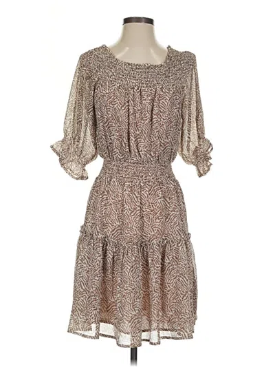 Pre-owned Dress Forum Casual Dress In Tan