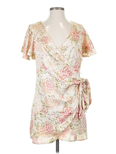 Pre-owned Dress Forum Casual Dress In White