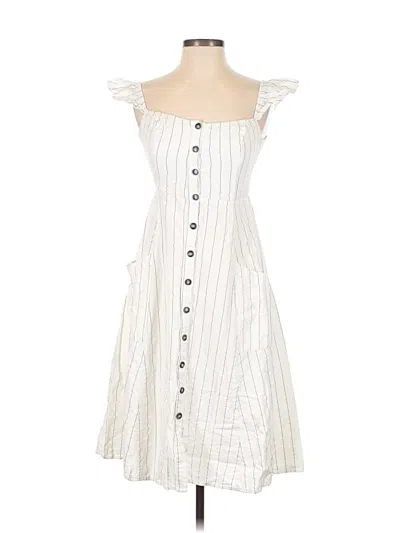 Pre-owned Dress Forum Casual Dress In White