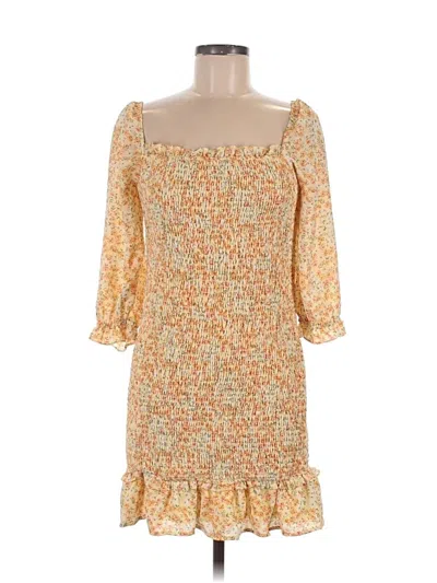 Pre-owned Dress Forum Casual Dress In Yellow